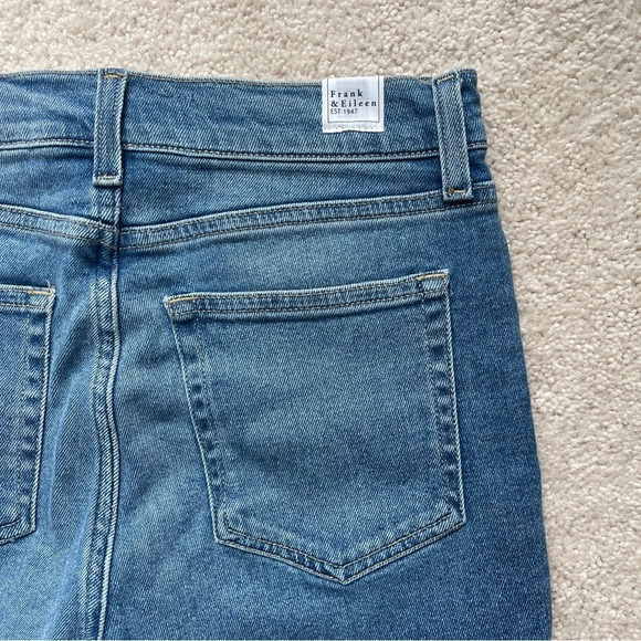 Frank & Eileen Cork Everyday Jeans Raw Hem Antique Blue - Picture 5 of 8
